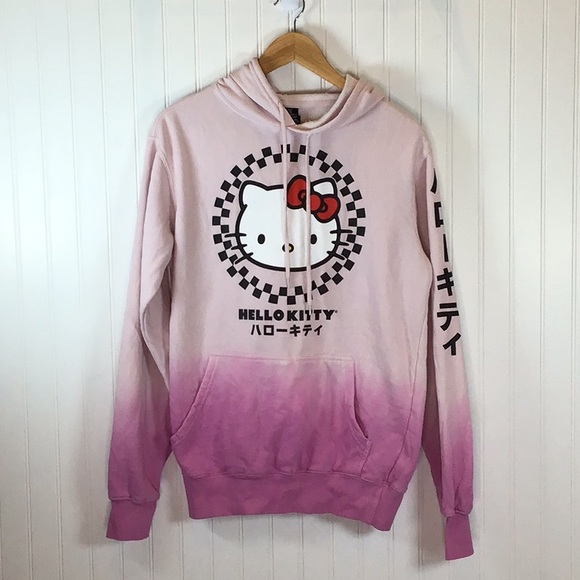 Sanrio | Hello Kitty Ombré Hoodie Pink/Purple Size Small - Picture 2 of 10